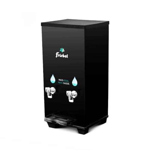 Bebedouro Industrial de Bancada 1 Gelada 1 Natural 25 Litros 220v Office Black Frisbel