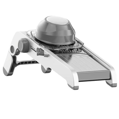 Madolin Profissional Original Fatiador Cortador de Legumes Frutas em Inox (Cinza)