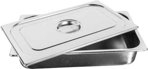 Cuba Gastronômica Com Tampa 1/1 x 100mm Inox