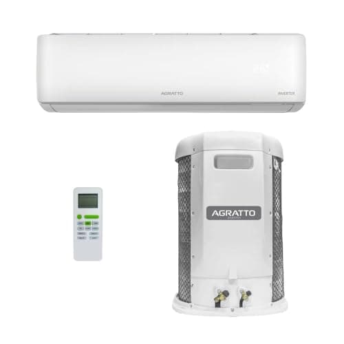 Ar Condicionado Split Agratto Hi Wall Liv Top Inverter 18.000 Btu/h Quente e Frio Monofásico Branco Lcst18qf-02i - 220v