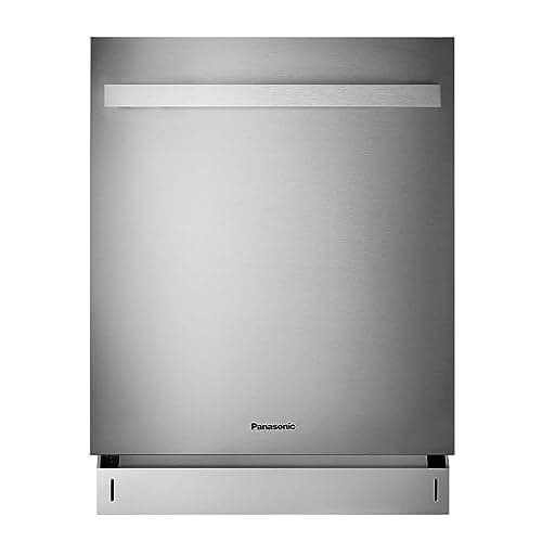 Lava-louças de embutir Panasonic em aço inoxidável, modelo NP-6M2FTKBRP, com capacidade para 15 serviços.