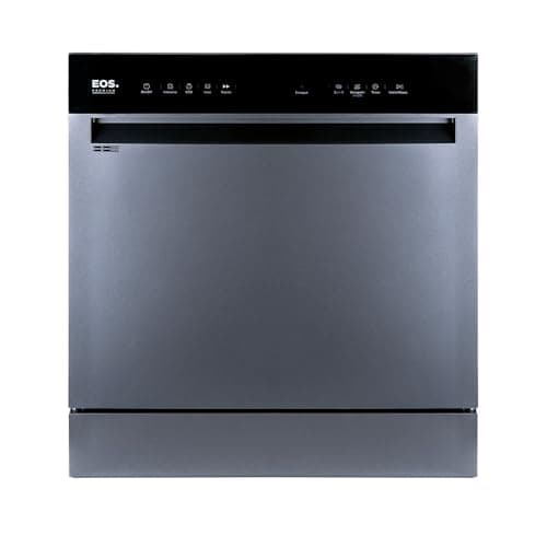 Lava-louças EOS Premium 10 Serviços Prata ELL08S 110V em fundo branco