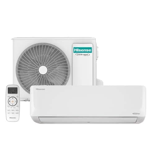 Ar condicionado split Hi Wall inverter Hisense Wi-Fi 9000 BTU/h quente e frio AS-09UW2RLD00C 220 Volts