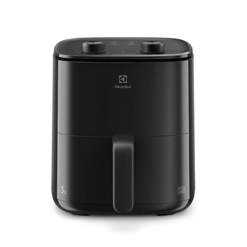 Air Fryer Electrolux por Rita Lobo 3L Preta Efficient com desligamento automático