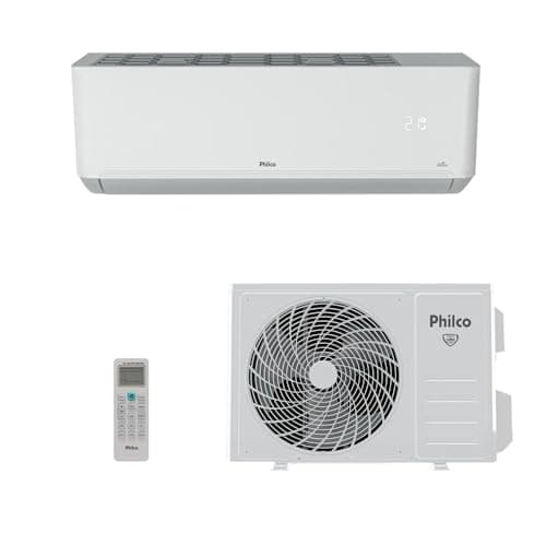 Ar-condicionado split Philco PAC12FD 12.000 BTUs R-32, branco, unidade externa e interna com controle remoto