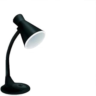 Luminária de mesa preta 15W Taschibra com design flexível