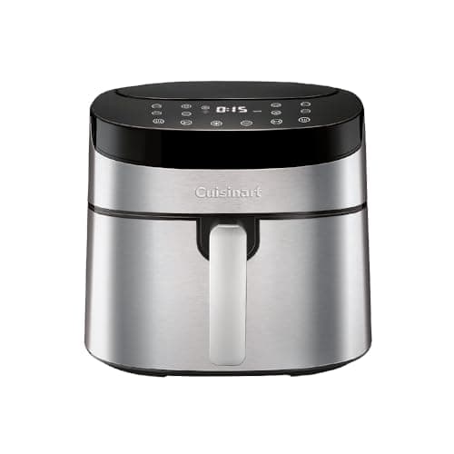 Fritadeira Elétrica Cuisinart Air Fryer Digital 7,2 Litros Preto com Aço Inox 220V