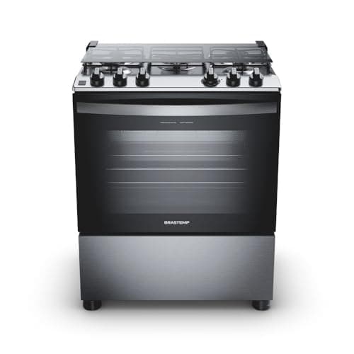 Fogão Brastemp 5 Bocas Inox com Turbo Chama - BFS5GDR 110V