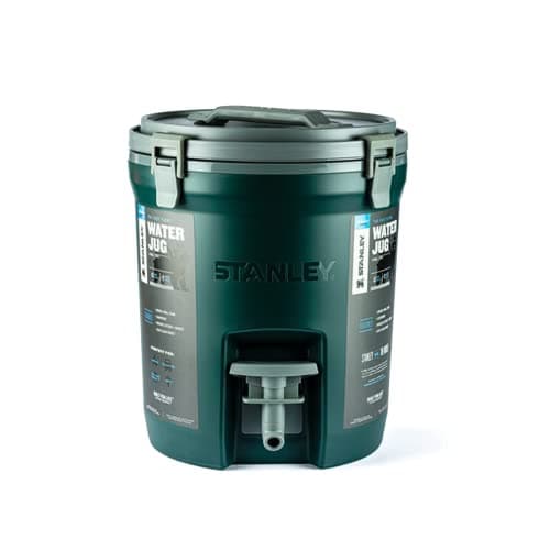 Stanley - Jug Térmica de 7,5 litros, dispenser de bebidas isolado com torneira de fluxo rápido, portátil, Hammertone Green
