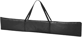 Bolsa para serra circular de trilho de 1,5 m de comprimento, ao desgaste, com alça, preta, com zíperes, organizadora.