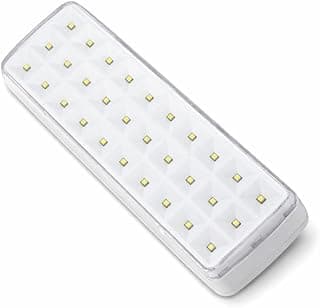 Luminária de Emergência LED 30 Leds Luz Branca Fria Bivolt | Autonomia até 6h | Econômica 2W | Ideal para Quedas de Energia PREMIUM