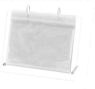 Álbum de fotos de mesa de acrílico transparente vazio