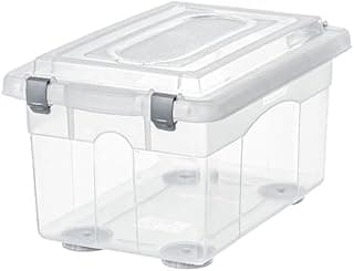Sanremo - Caixa Organizadora Plástica de 4,3 Litros e Tampa com Travas, Linha Top Stock