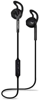 Fone de ouvido Bluetooth intra-auricular esportivo preto Bright 481