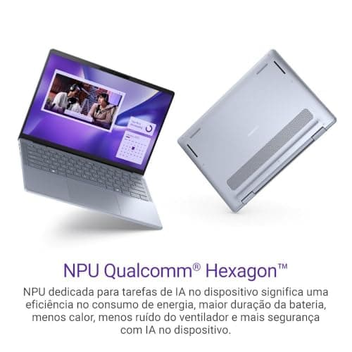 Notebook Dell Inspiron Plus Snapdragon X Plus 14'' QHD+ Touch com NPU Qualcomm