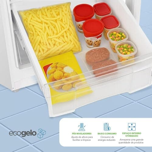Freezer Vertical Eos 176 Litros Ecogelo Branco Efv250 220v