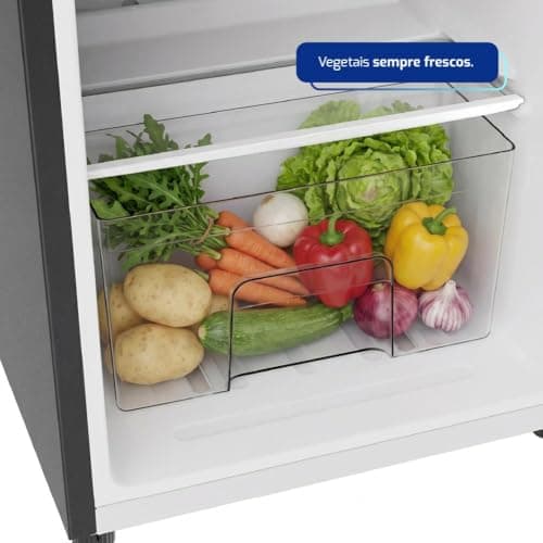 Geladeira Refrigerador Compacto HQ Defrost 140 Litros Preta HQ-140RDF (220, Volts)