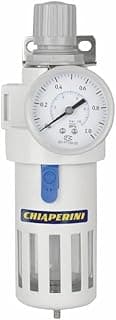 Filtro Regulador de Ar Compressor 1/2 com Manômetro e Suporte Chaperini