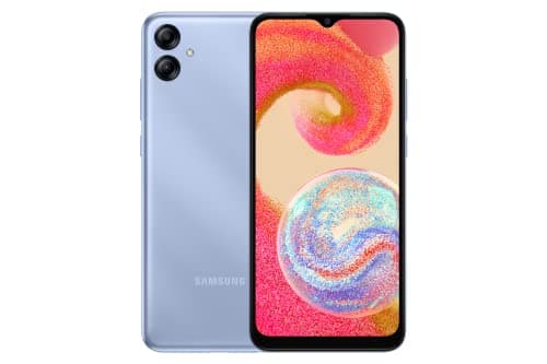 Samsung Galaxy A04e 64GB 4G Wi-Fi Tela 6.5'' Azul - Câmera Dupla e Selfie 5MP