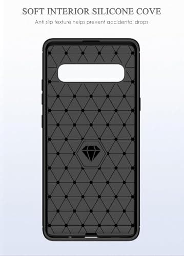 Capa para Celular Aikcks Galaxy S10 5G à Prova de Choque TPU Macio Preto