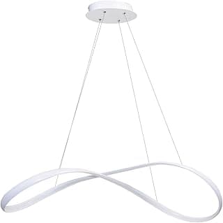 Pendente Zig Bella Iluminação Zig Branco 88 Cm X 32 Cm X 22 Cm