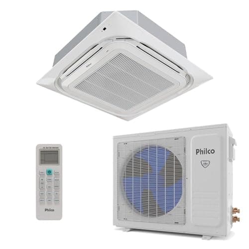 Ar-condicionado Split Inverter Cassete Philco 24000 Btus branco com controle remoto