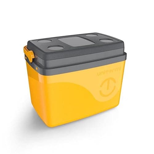 Caixa térmica Floripa 15 L Unitermi Amarelo