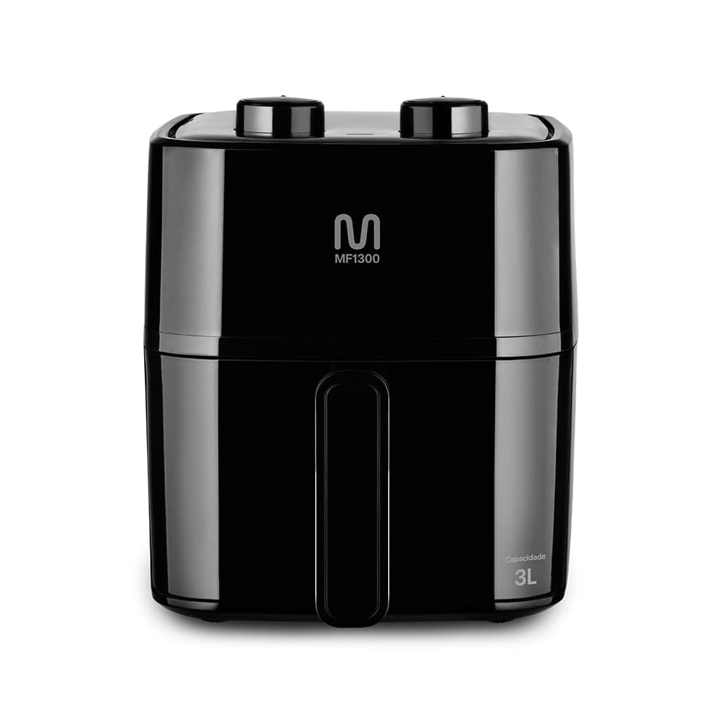 Fritadeira Elétrica Air Fryer Multilaser GO250 sem Óleo 3L Preto 127V
