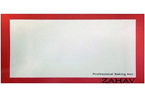 Esteira de Forno de Silicone, Zahav, Cinza e Laranja, 40 x 30 cm