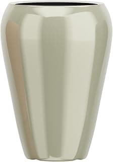 Vaso decorativo de fibra de vidro estilo vietnamita cor champagne