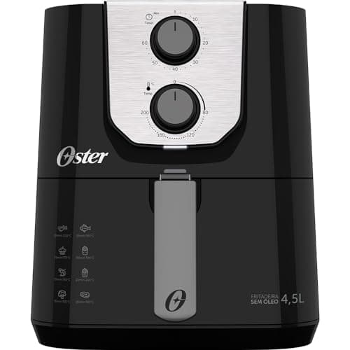 Fritadeira Oster Black Perform 4,5L 127V - Imagem frontal