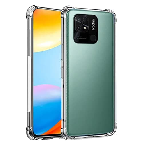 Kit capa e película transparente para celular Redmi 10C, proteção total.