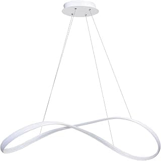 Pendente Zig Bella Iluminação Zig Branco 88 Cm X 32 Cm X 22 Cm