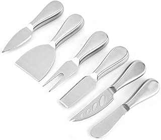 Conjunto de Ferramentas de Queijo de Aço Inoxidável - 6 Peças