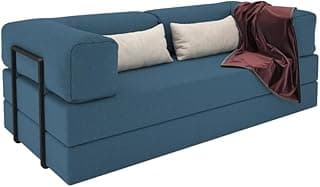 Sofá Cama Bubble Compactado180cm Estilo Industrial (Azul)