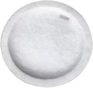 Filtro de espuma para aspirador de pó branco, circular e poroso
