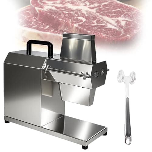 Amaciador de carne elétrico comercial 450W, aço inoxidável 304, partida com um clique, para restaurantes
