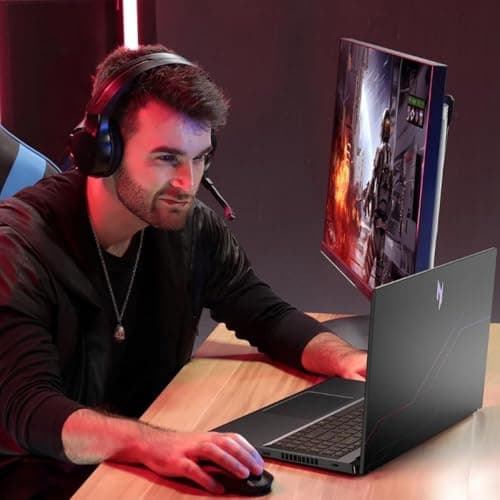 Jogador usando Notebook Acer Nitro V15 Intel Core I7 16GB 512GB SSD 15.6''