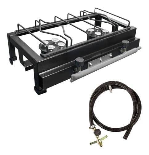 Roa Fogão Industrial 2 Bocas LX Alta Pressão com Mangueira e Registro