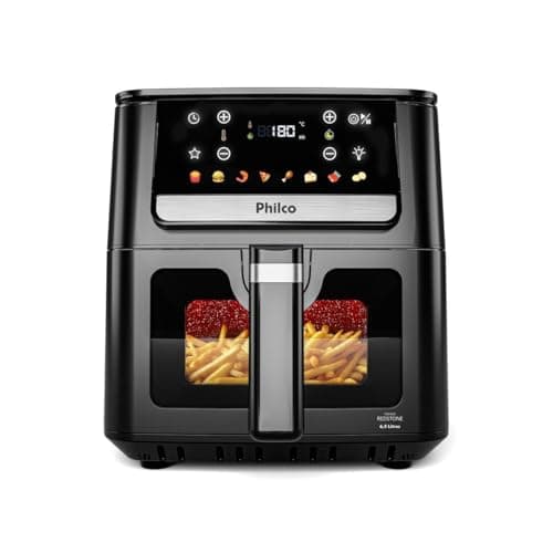 Air Fryer Philco 6,5L Visor Glass 1700W PAF65 127V