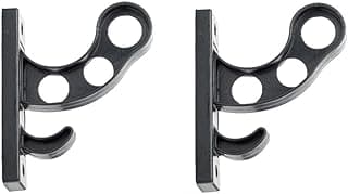 Suporte de gancho preto para pendurar capacetes de parede