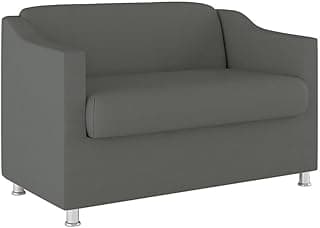 Sofá de Veludo Casal 3 Lugares Confortável para Sala de Estar – Design Moderno e Elegante em Tecido Premium(Cinza)
