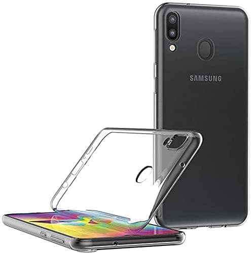 Capa transparente para smartphone Samsung Galaxy M20, protetora e elegante.