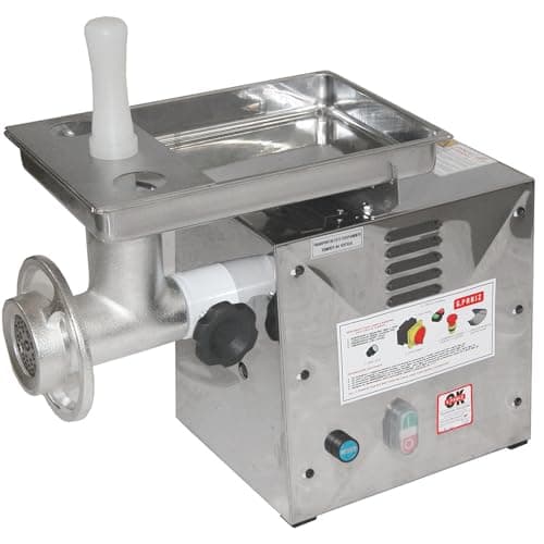 Moedor de carne inox boca 10 G.Paniz 220V frontal