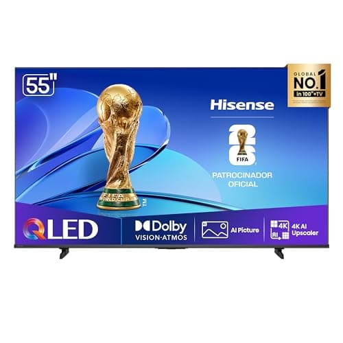 Hisense Smart TV UHD 4K QLED 55 Polegadas Patrocinador Oficial da FIFA