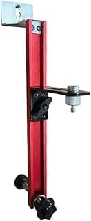 Suporte de montagem vermelho e preto ajustável a laser com adaptador universal