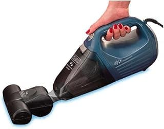 Aspirador de pó portátil BLACK+DECKER APS1200 1200W com função sopro, azul e preto