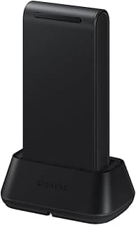 Bateria para aspirador de pó Samsung VS28 em suporte preto, fundo branco