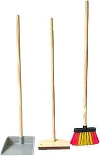 Kit de Limpeza Infantil – Vassourinha, Rodo e Pazinha – Brinquedo Educativo para Crianças, Aprendizado e Diversão