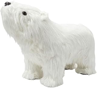 Poltrona Infantil Temática de Animais Decorativa Assento de Qualidade Premium Crianças Coberto com Tecido Fofo Confortável e Aconchegante Medida 70x40x35 cm Diversos Animais (Urso Polar)